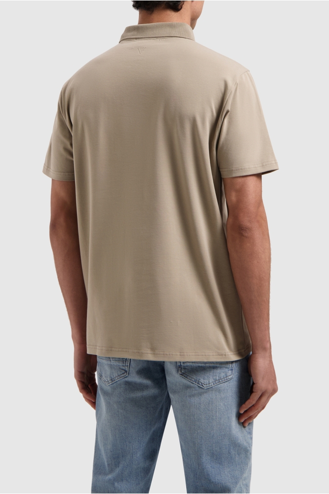 REGULAR FIT POLO 10117 53 TAUPE